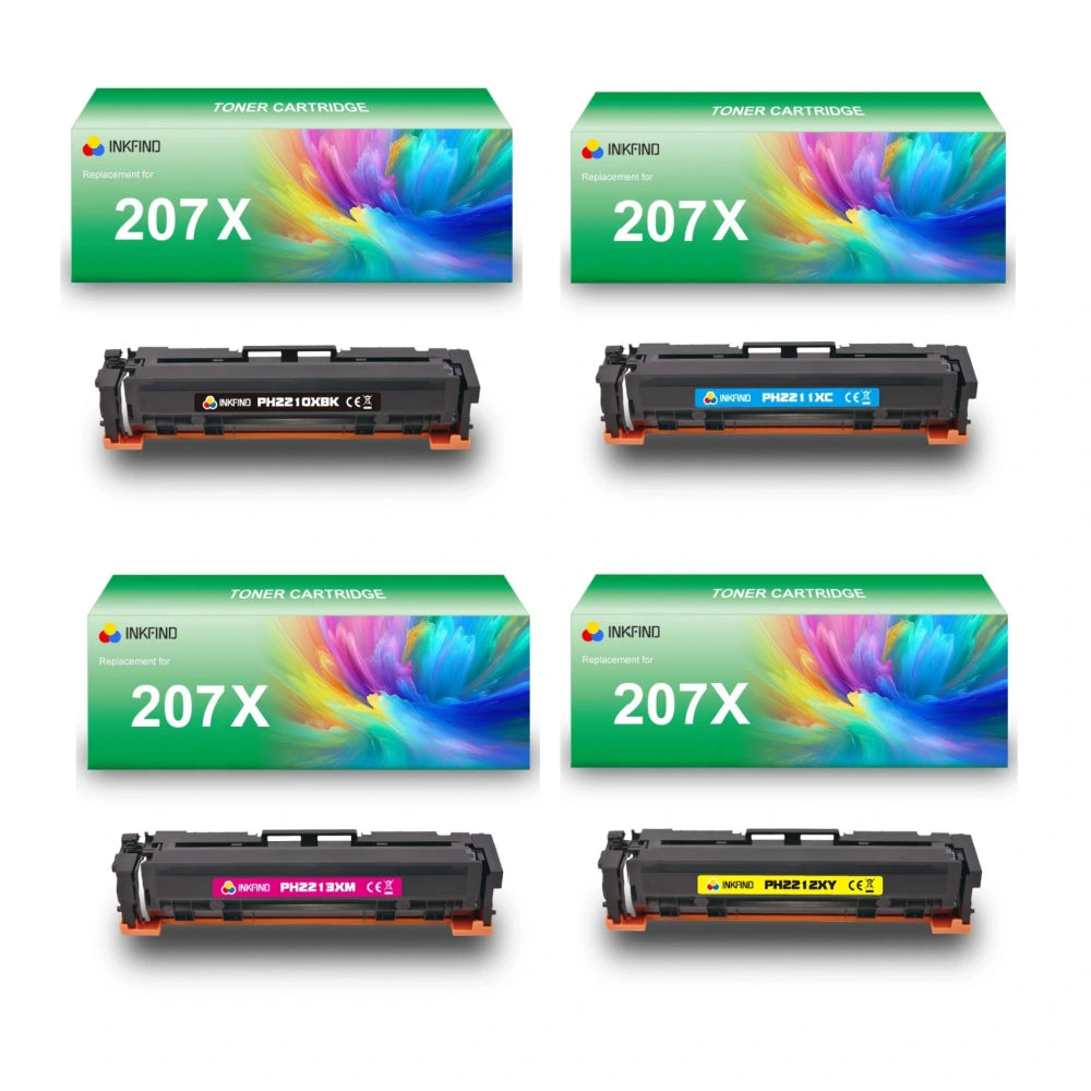 Compatible HP 207X 4-Colour Toner Multipack