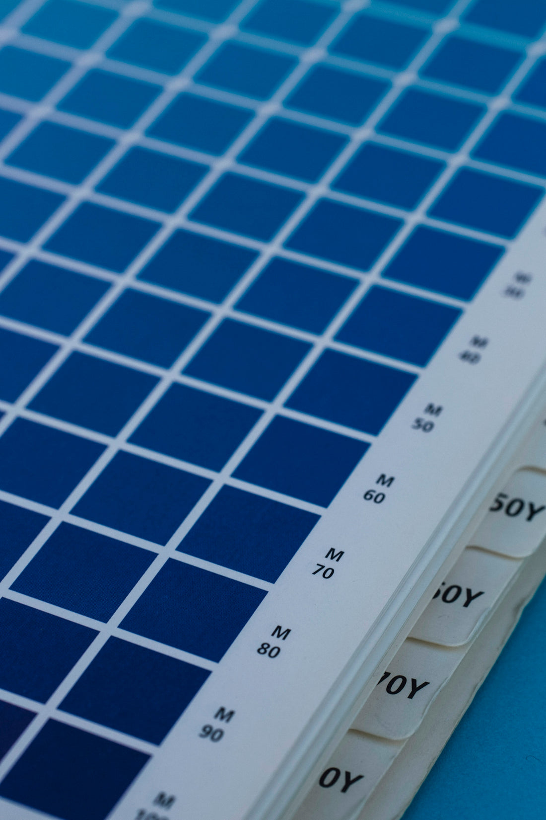 white and blue printer paper