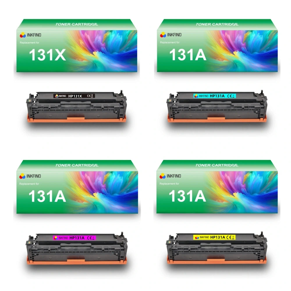 HP 131X / 131A 4 Colour Toner Cartridge Multipack