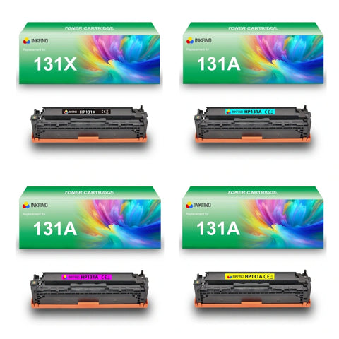HP 131X / 131A 4 Colour Toner Cartridge Multipack