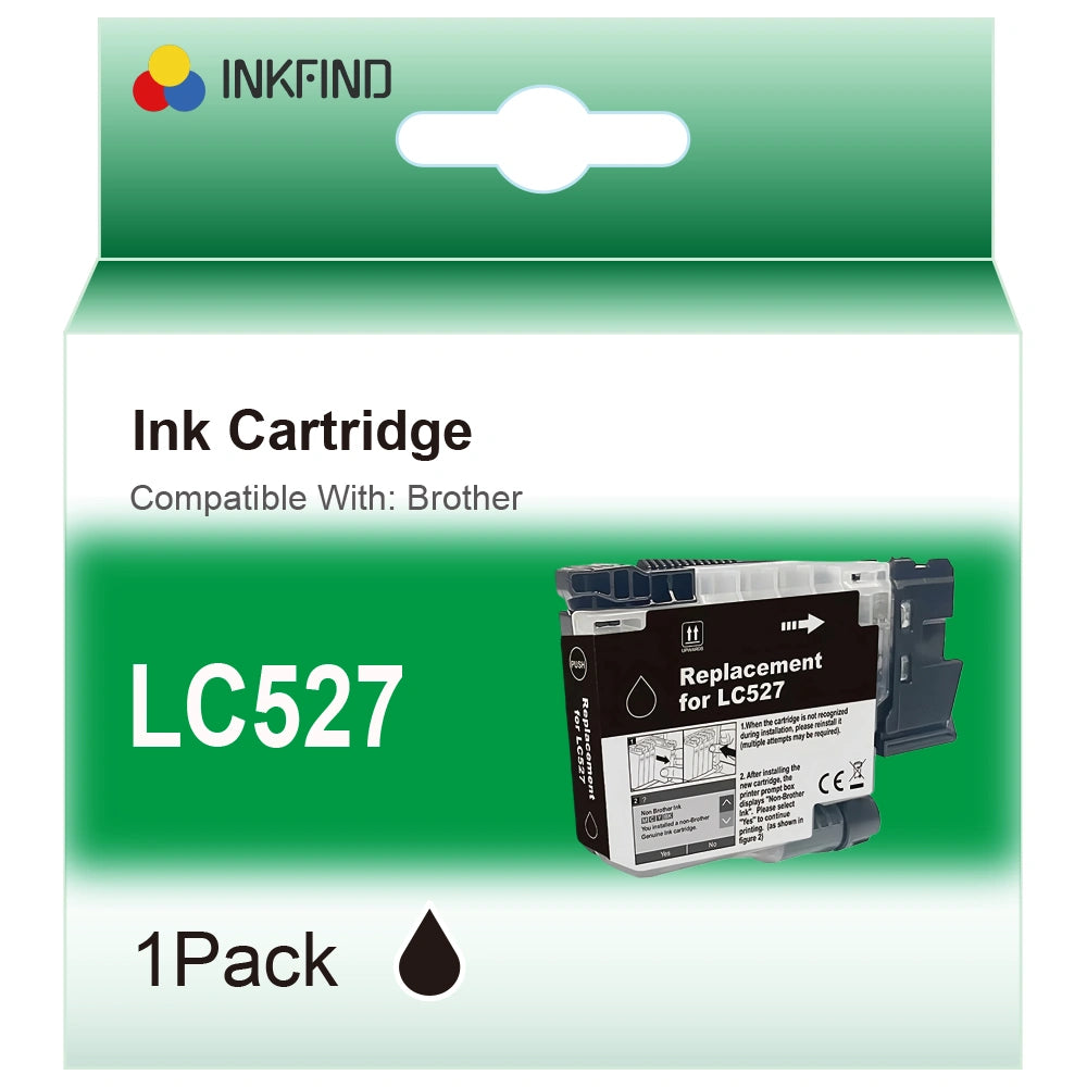 Compatible Brother LC?527BK Black Ink Cartridge